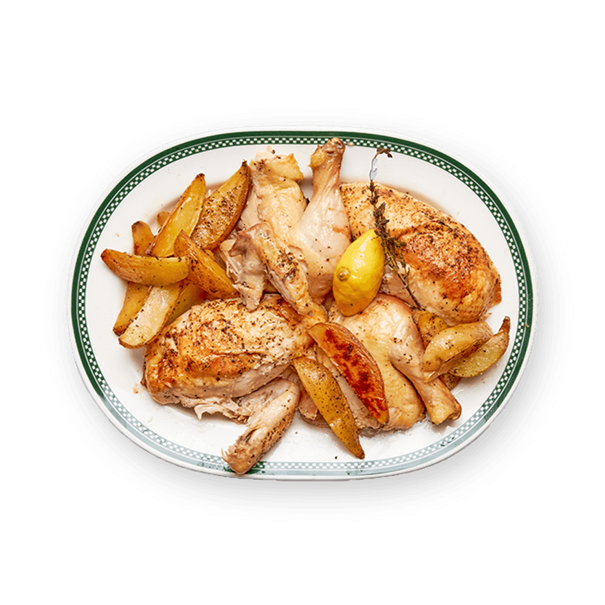 Poulet rôti au citron