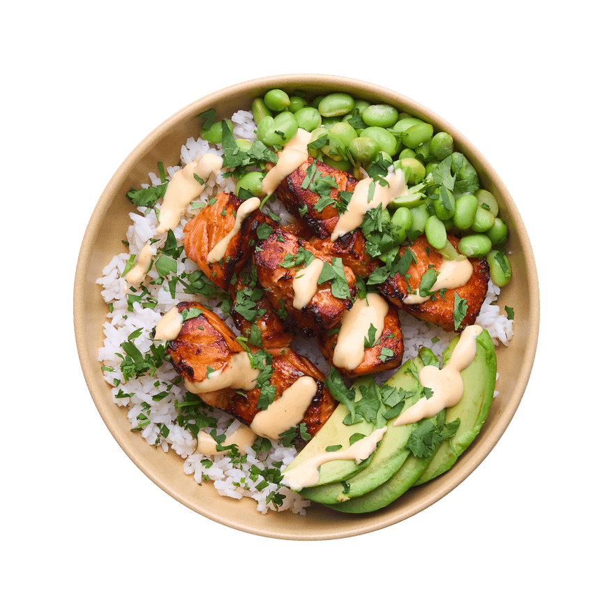 Bowl saumon au air-fryer