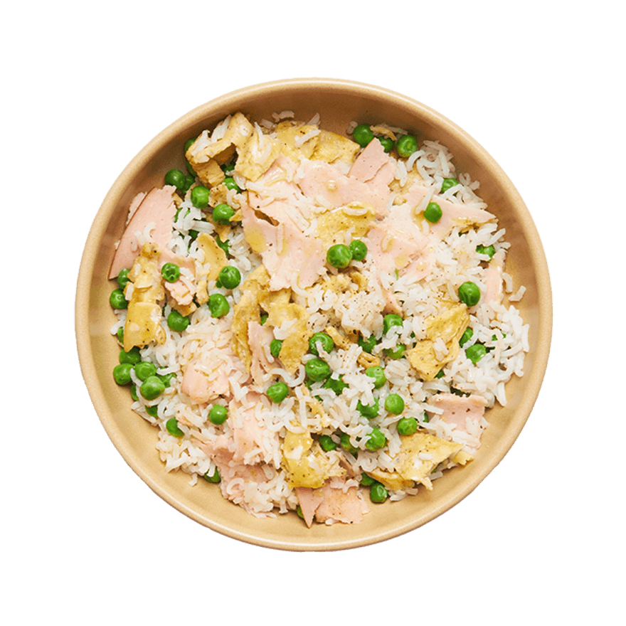 Riz cantonais au blanc de poulet