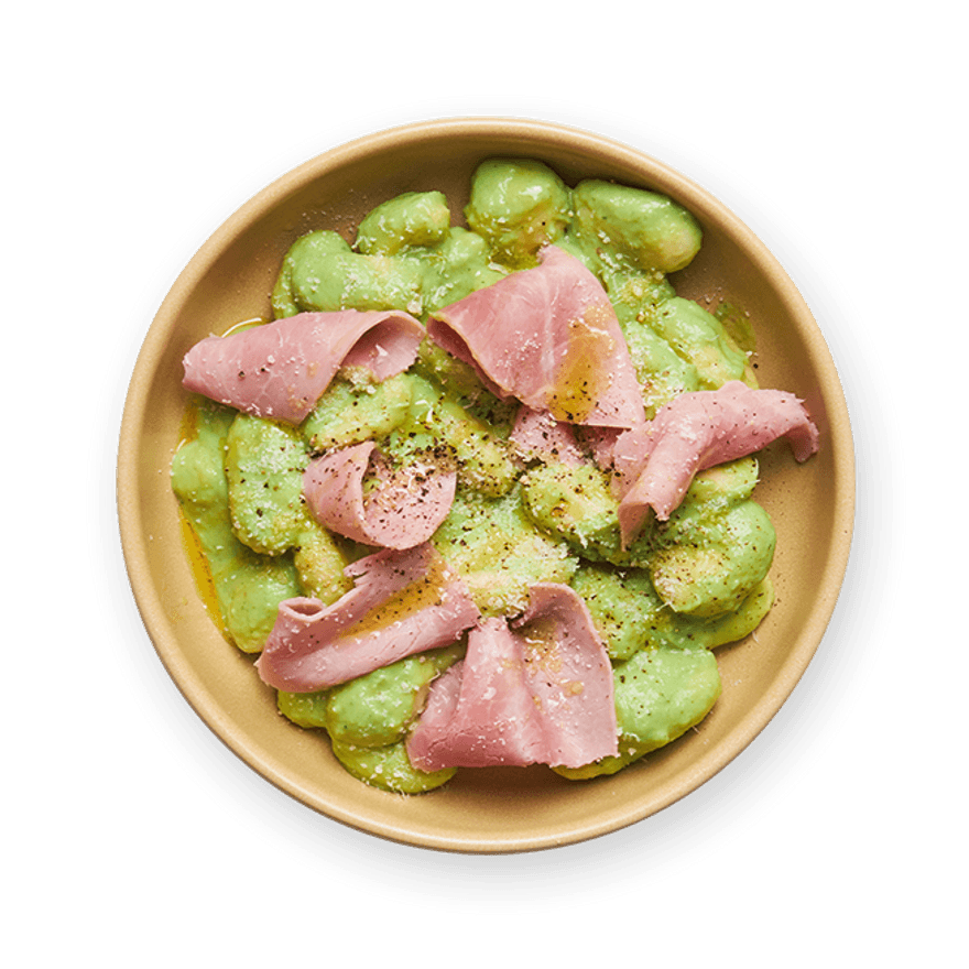 Gnocchi sauce brocoli & jambon