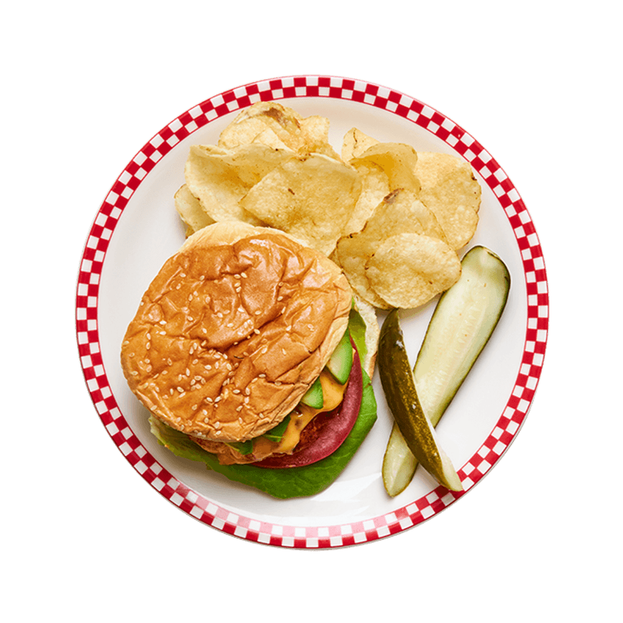 Burger saumon au air-fryer