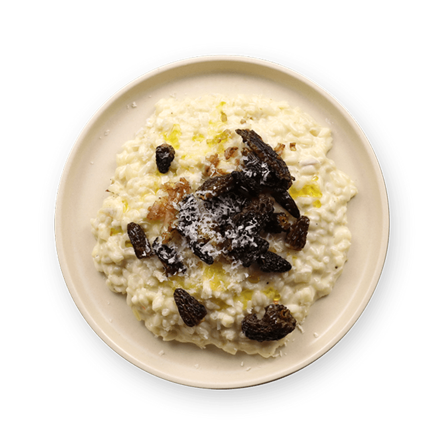 Risotto aux morilles & mascarpone