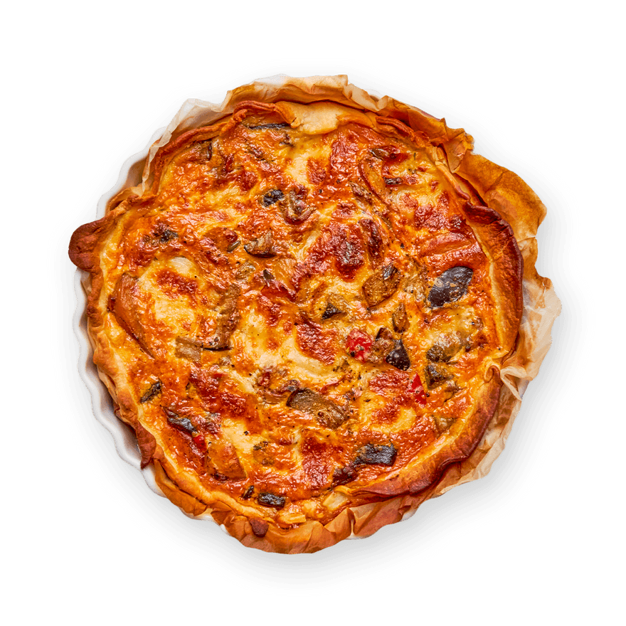 Quiche aux légumes du soleil