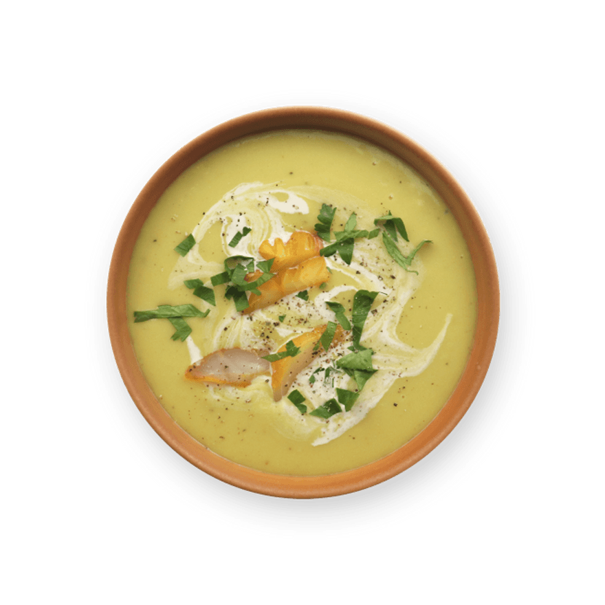 Velouté de haricots & haddock