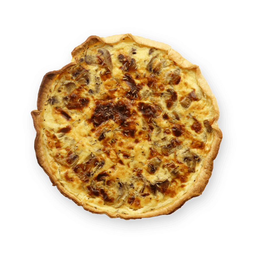 Quiche champignons & comté