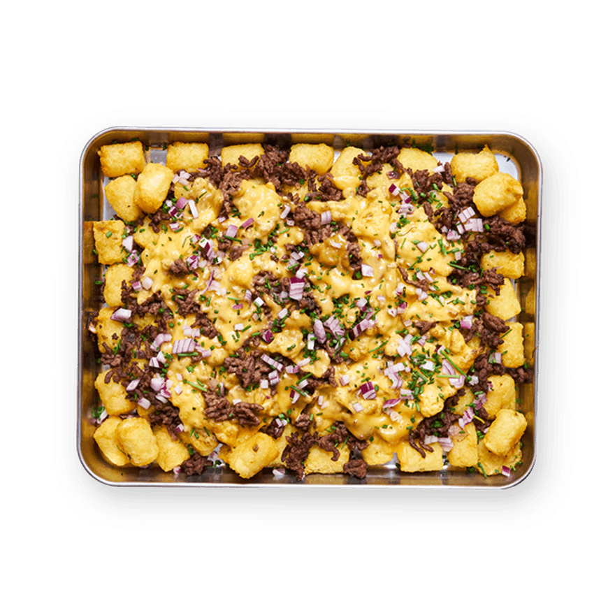 Cheeseburger Tater Tot Nachos