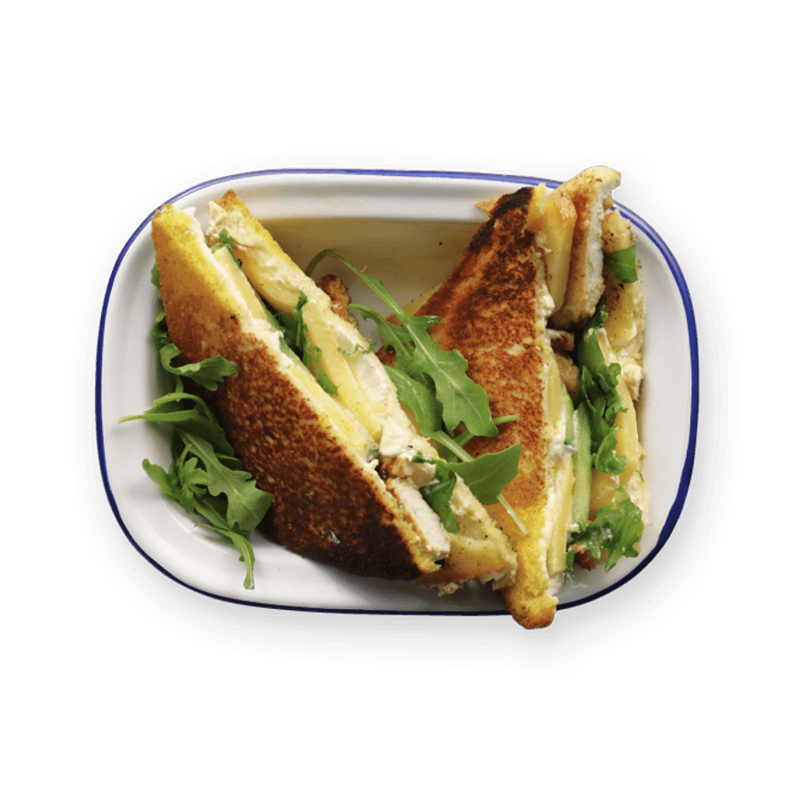 Curried Turkey Grilled Cheese