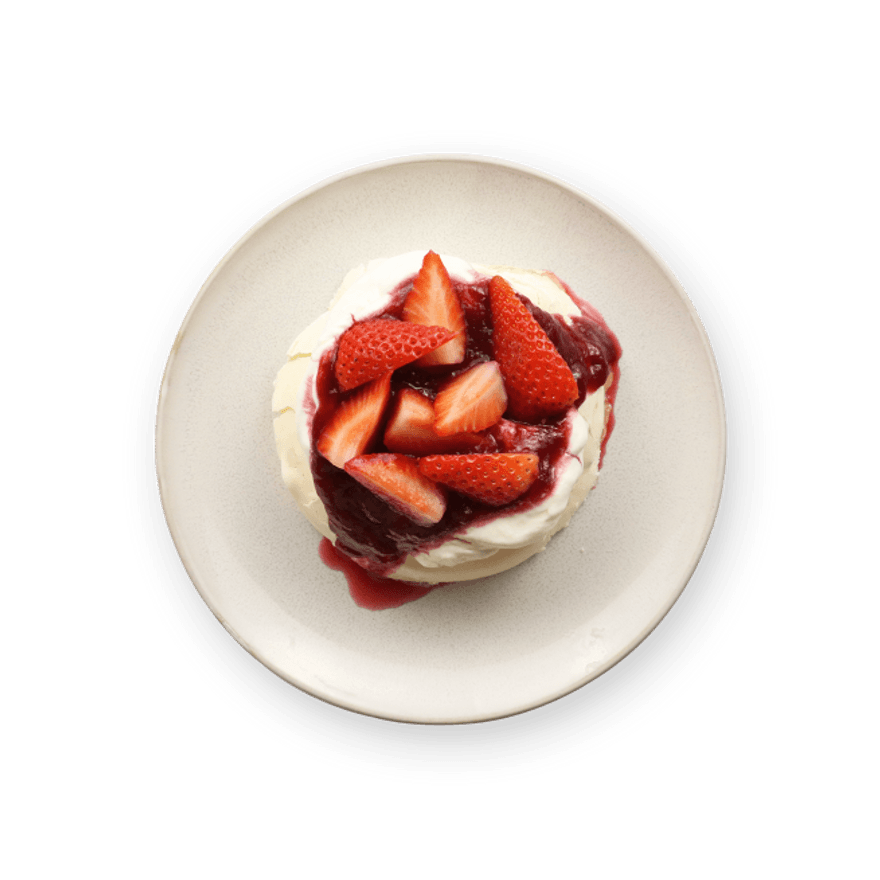 Pavlova aux fruits rouges