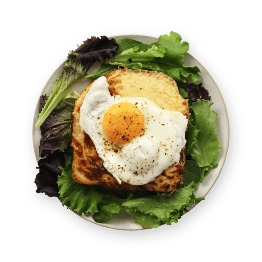 Croque-madame au four