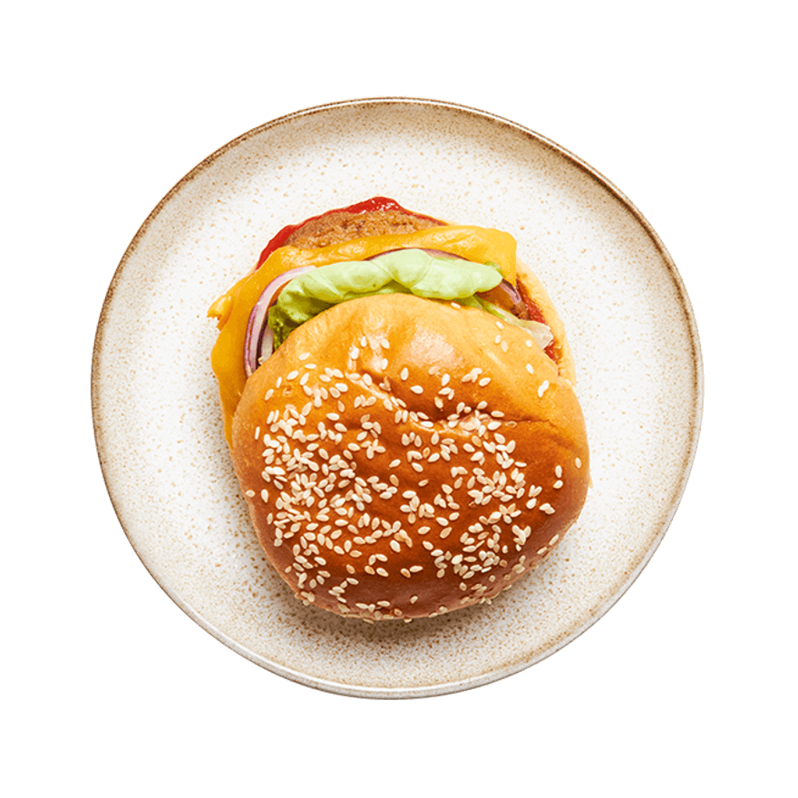 Cheeseburger végé