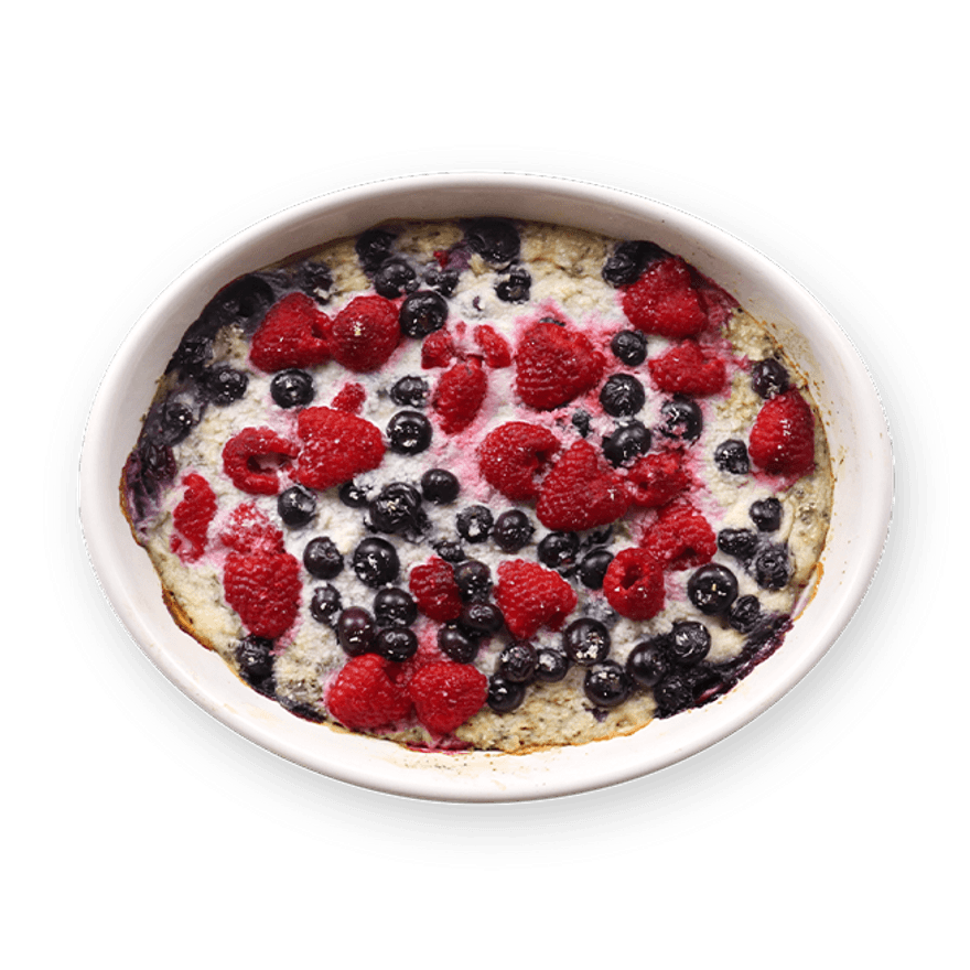 Vegan Fruit, Oat & Chia Breakfast Cake