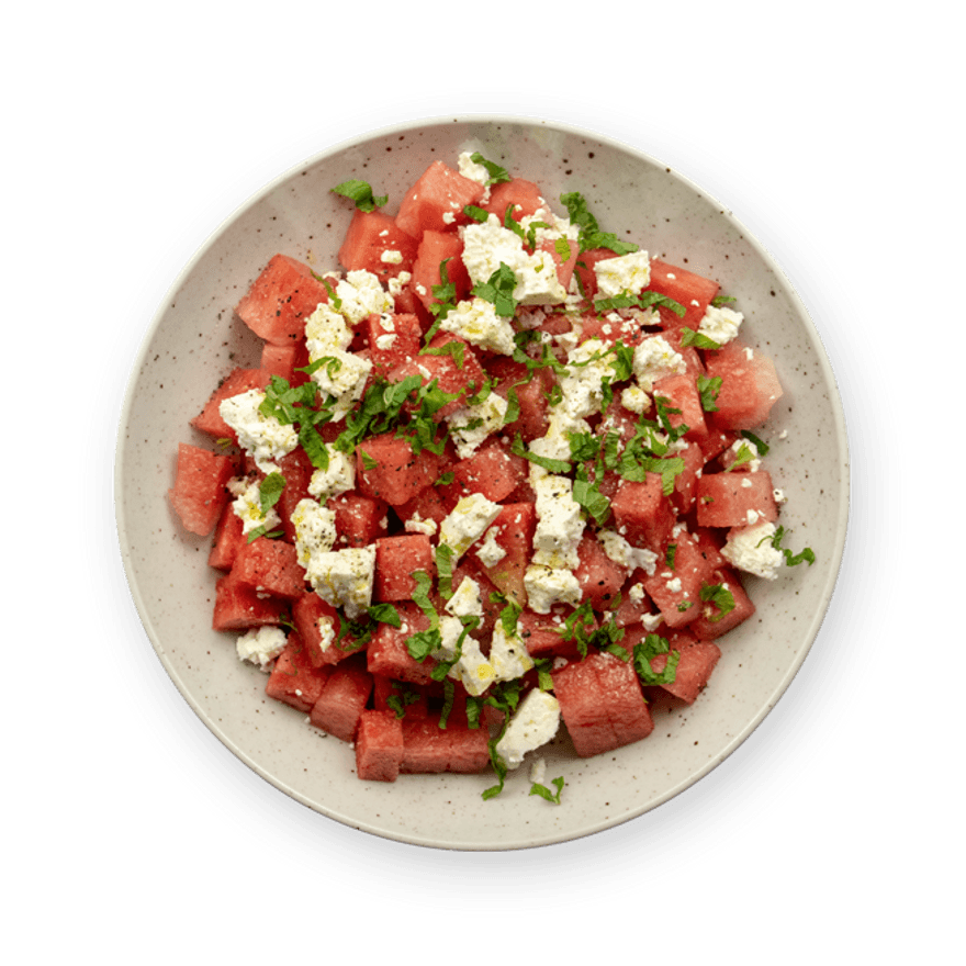 Watermelon, Feta, and Mint Salad