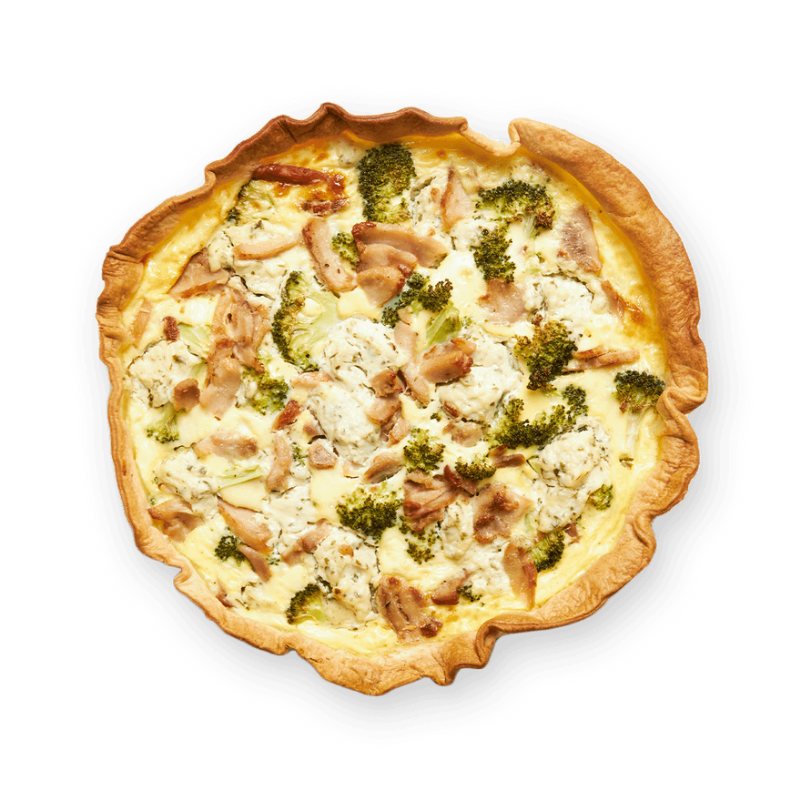 Quiche poulet & brocolis