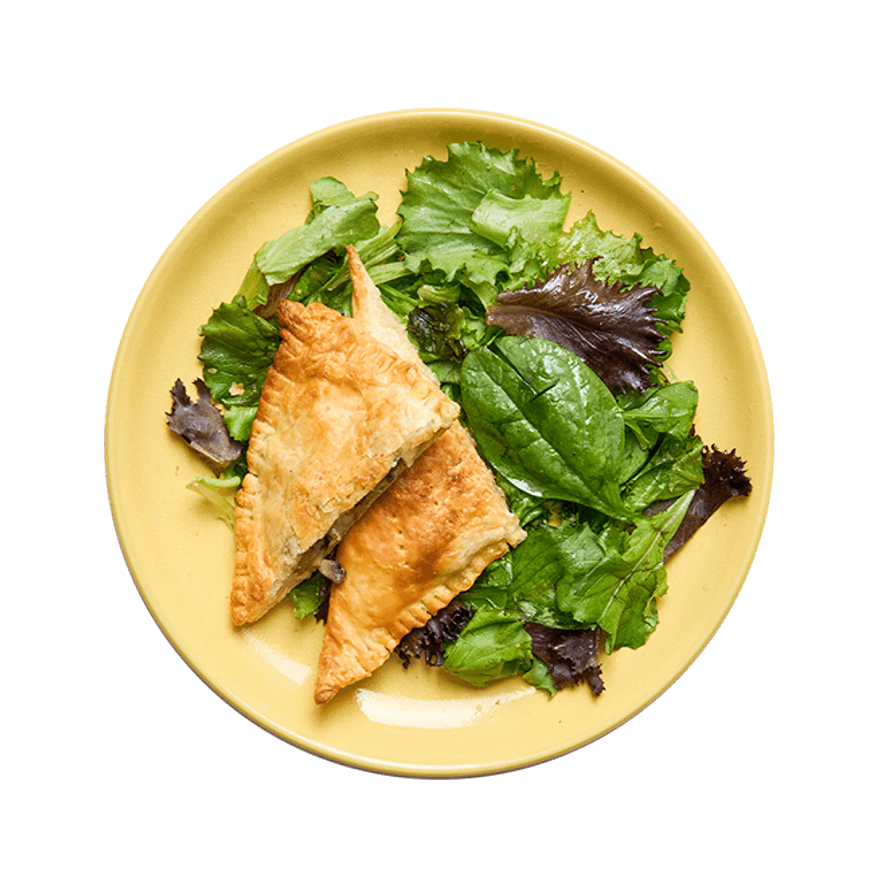 Feuilletés à la parisienne & salade