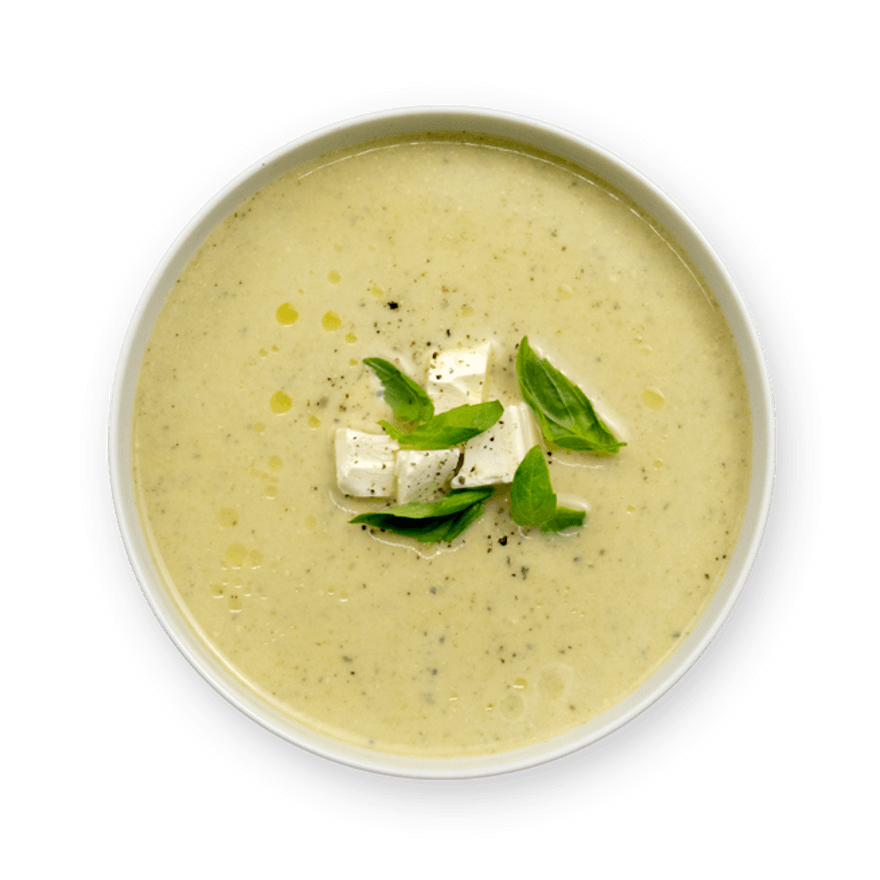 Velouté de courgettes au kiri