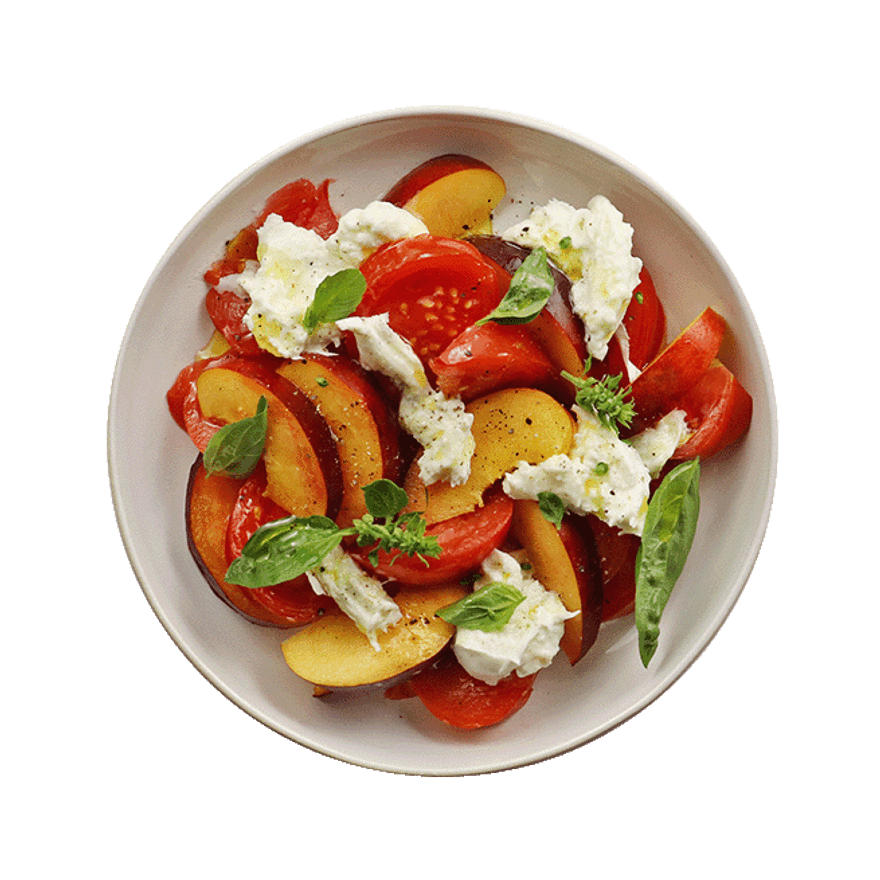 Salade tomates & nectarines