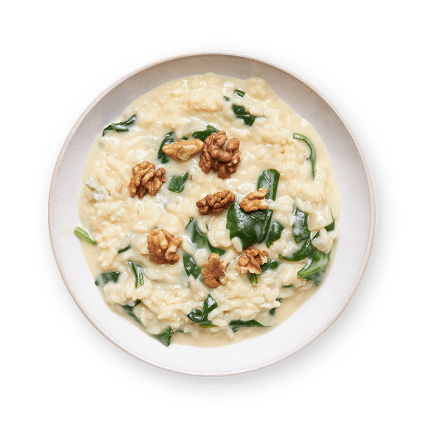 Gorgonzola, Spinach & Walnut Risotto