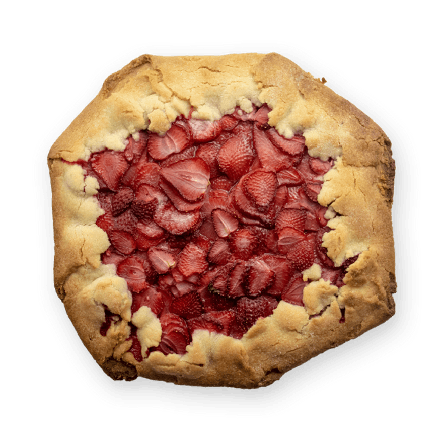 Tarte rustique aux fraises