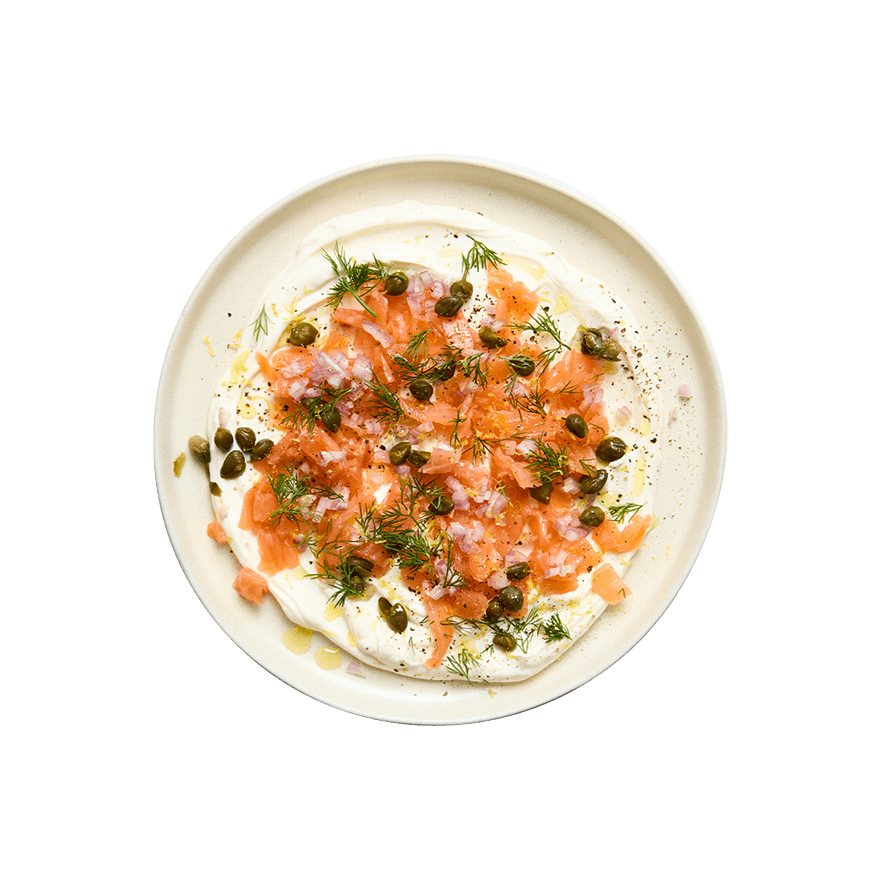 Smoked salmon & cream cheese dip