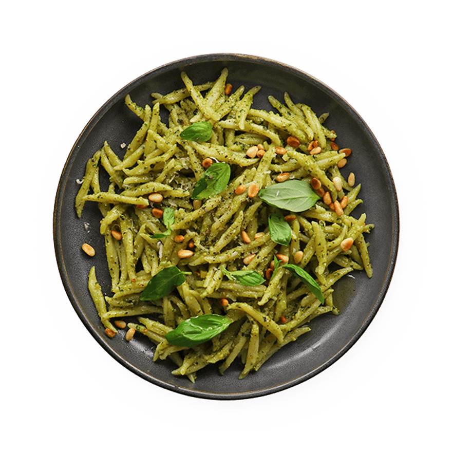 Pâtes au pesto maison