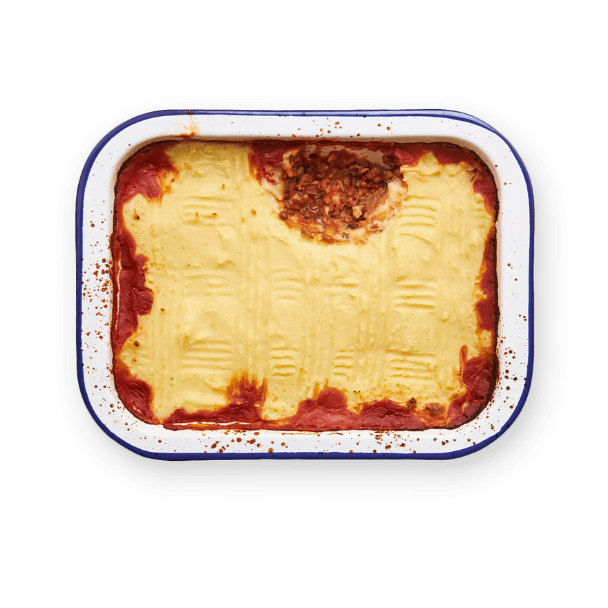Hachis parmentier végé express