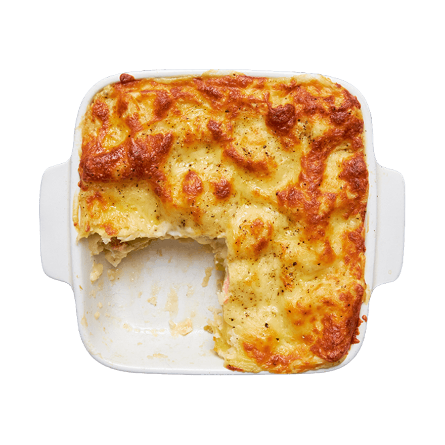 Lasagnes poireaux & saumon