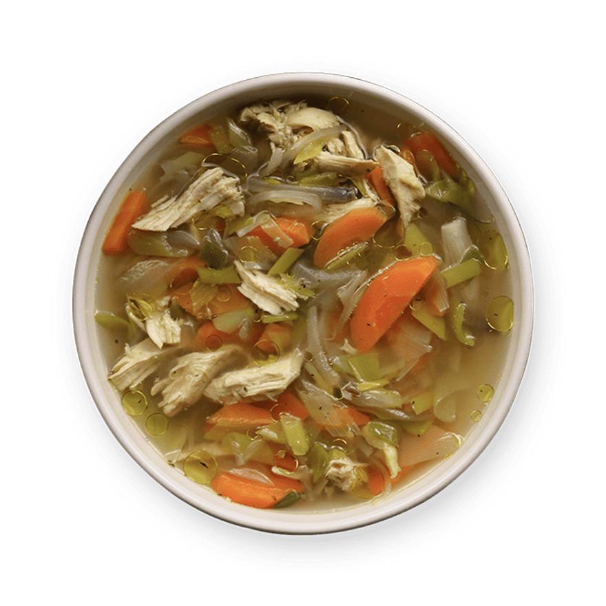 Bouillon de légumes & poulet
