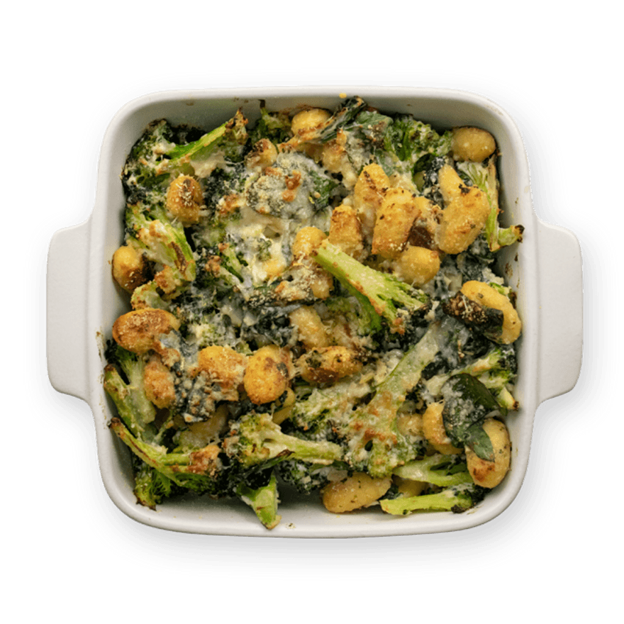 Gratin de gnocchi au brocoli