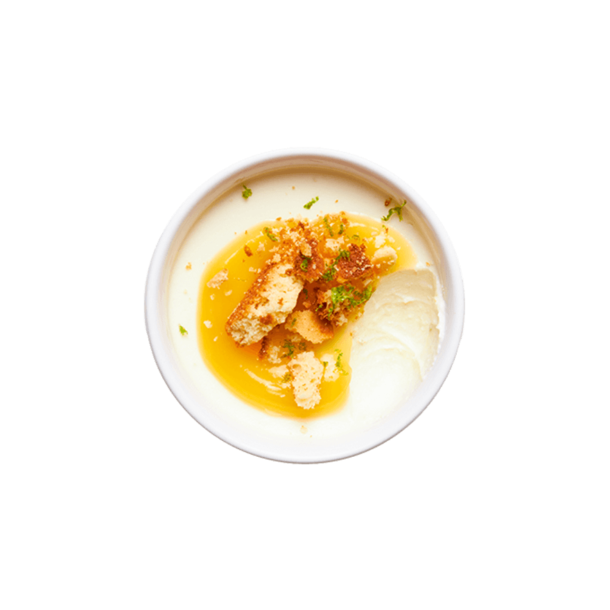 Panna cotta au citron