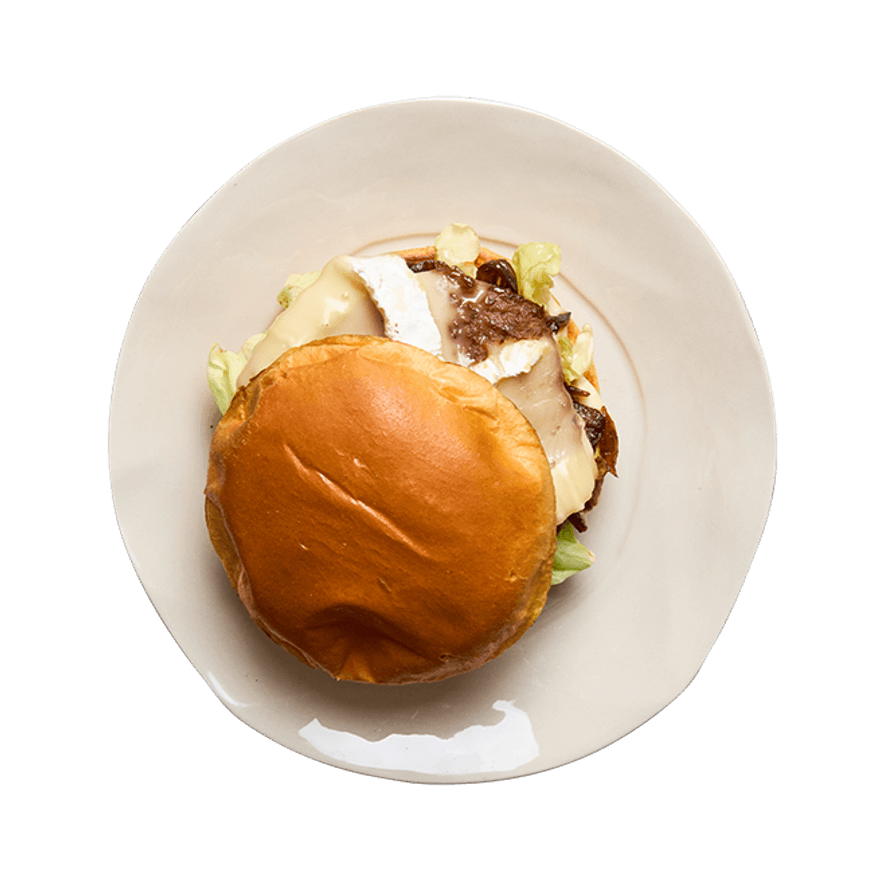 Cheeseburger au brie