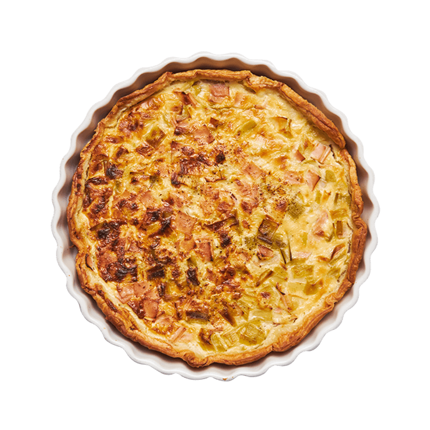 Quiche au blanc de dinde & poireaux