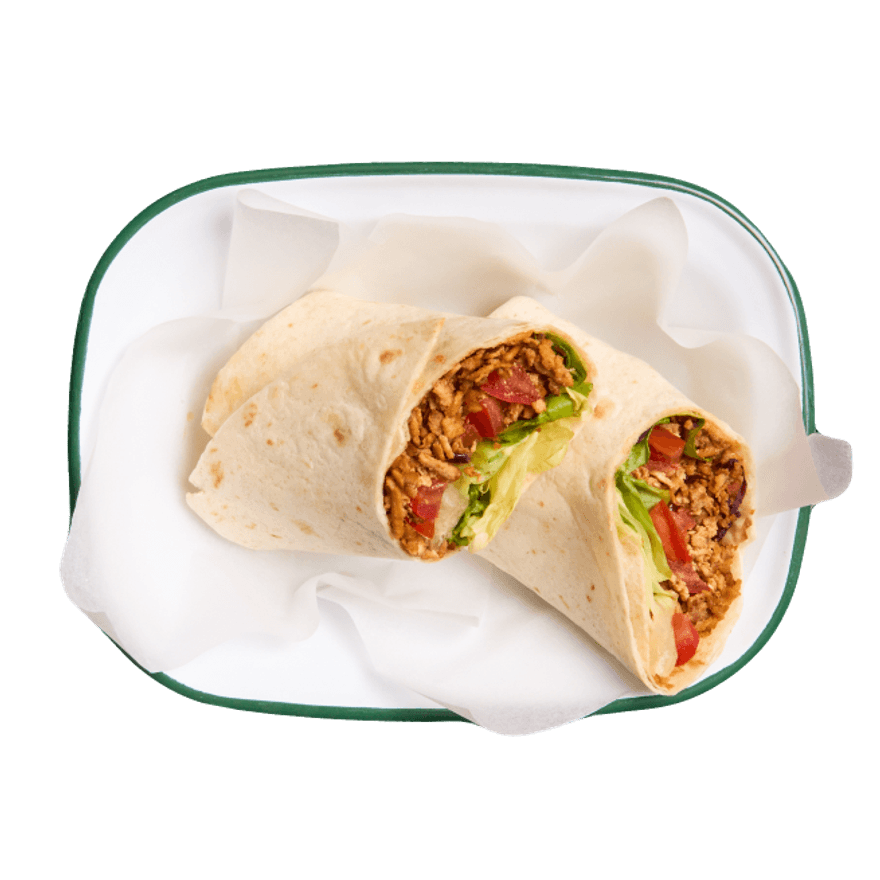Wrap végé façon pulled pork