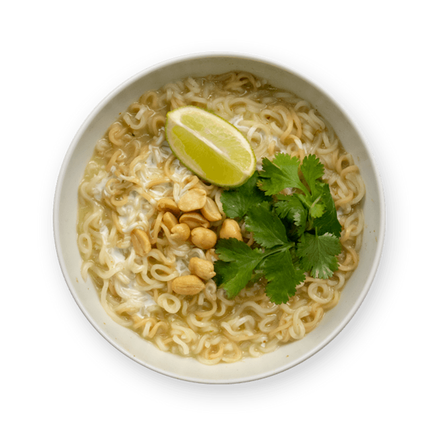 Green curry ramen