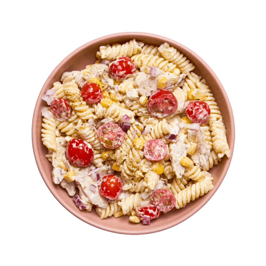 Salade de pâtes crémeuses au poulet