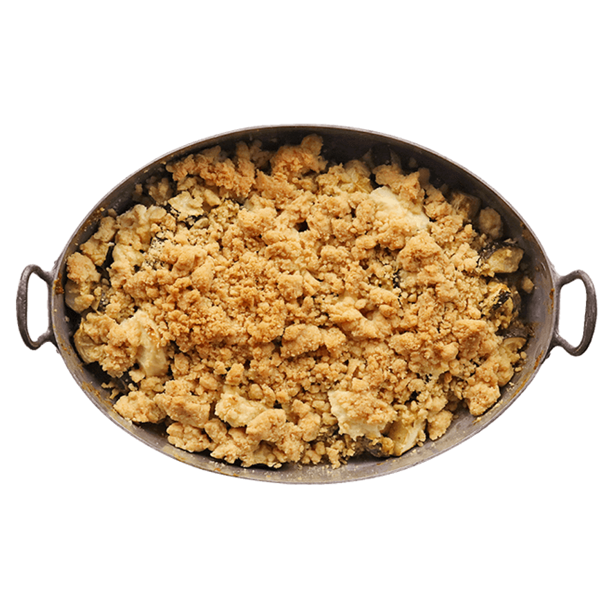 Crumble de courgettes