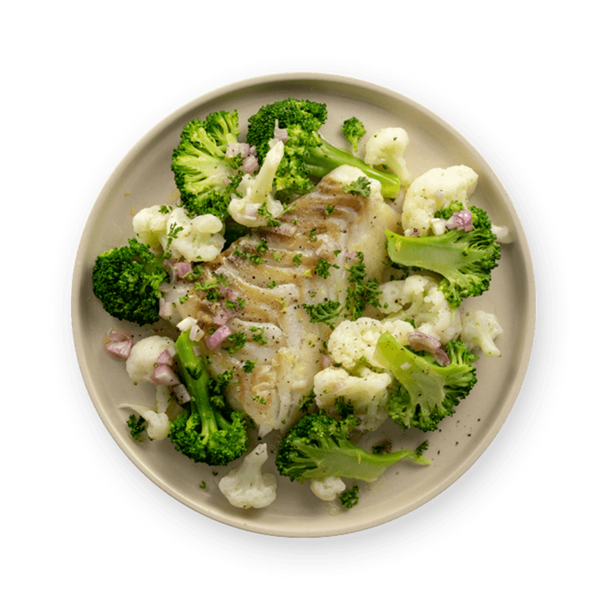 Cod & Steamed Greens