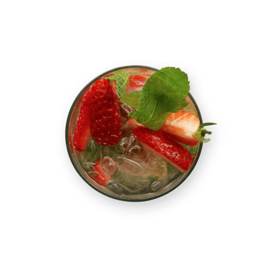 Mojito à la fraise