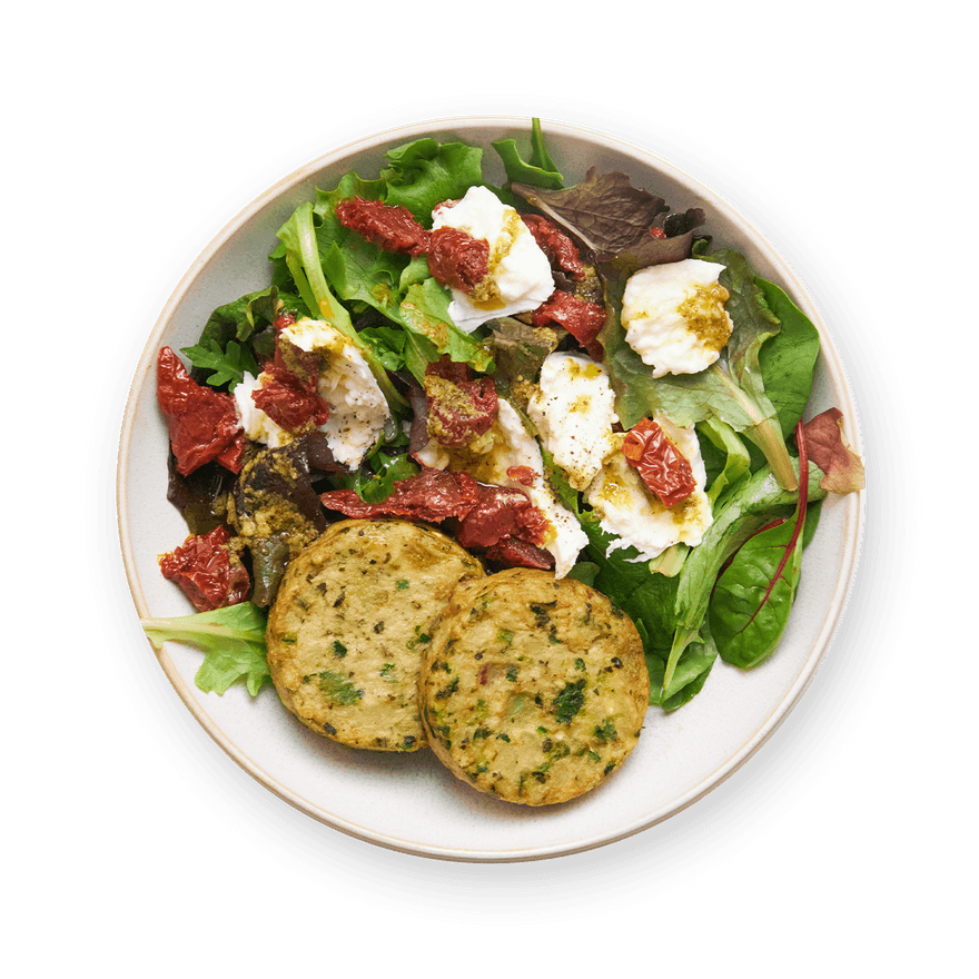 Salade bowl express aux palets végé