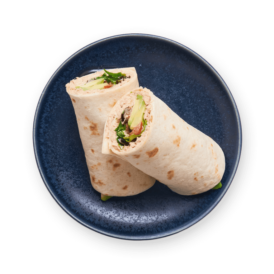 Wrap thon, tomate & avocat