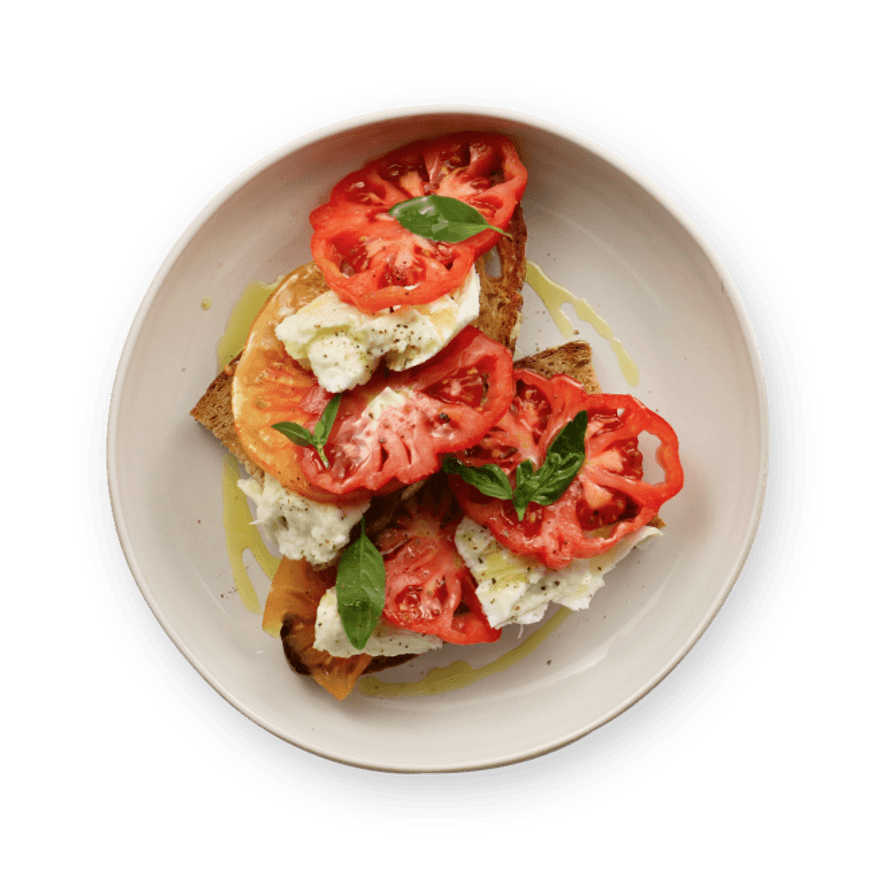 Bruschetta tomate mozza