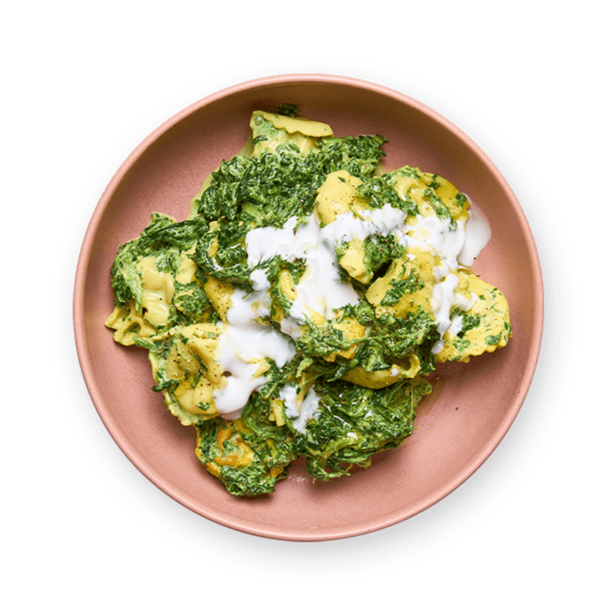 Tortellini au curry & lait de coco au air-fryer