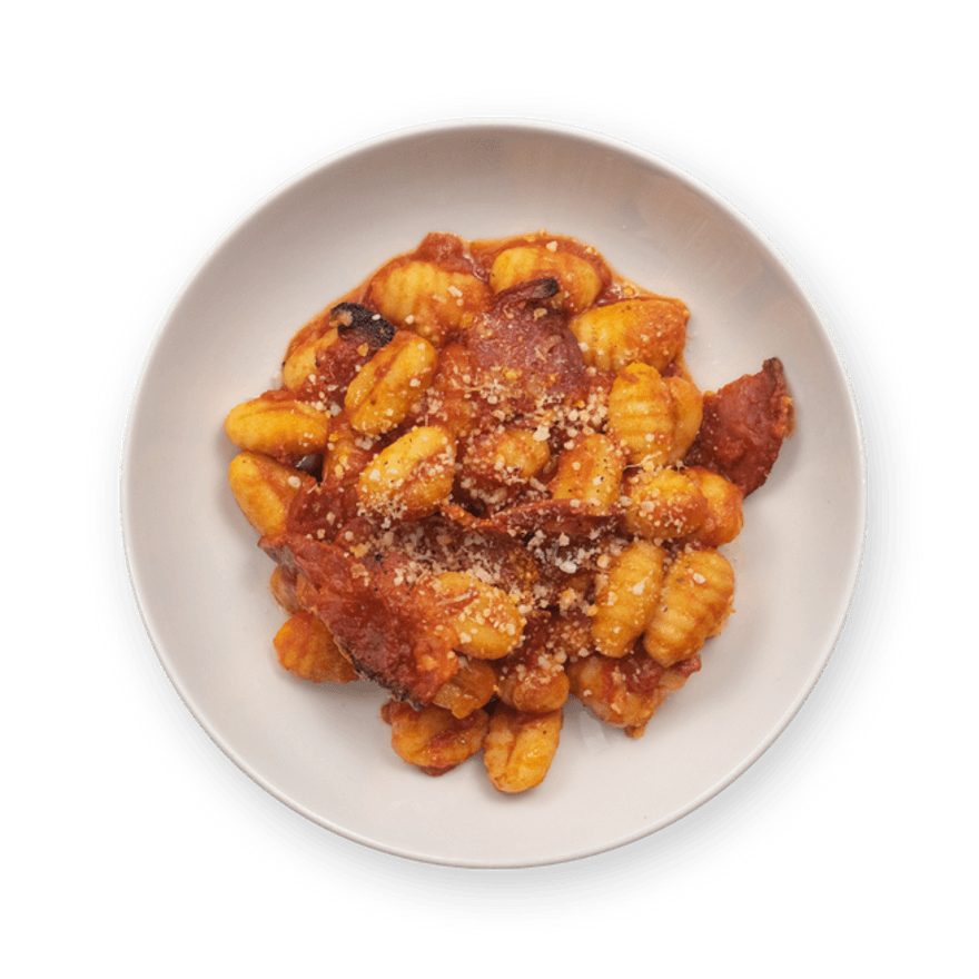 Spicy gnocchi arrabbiata