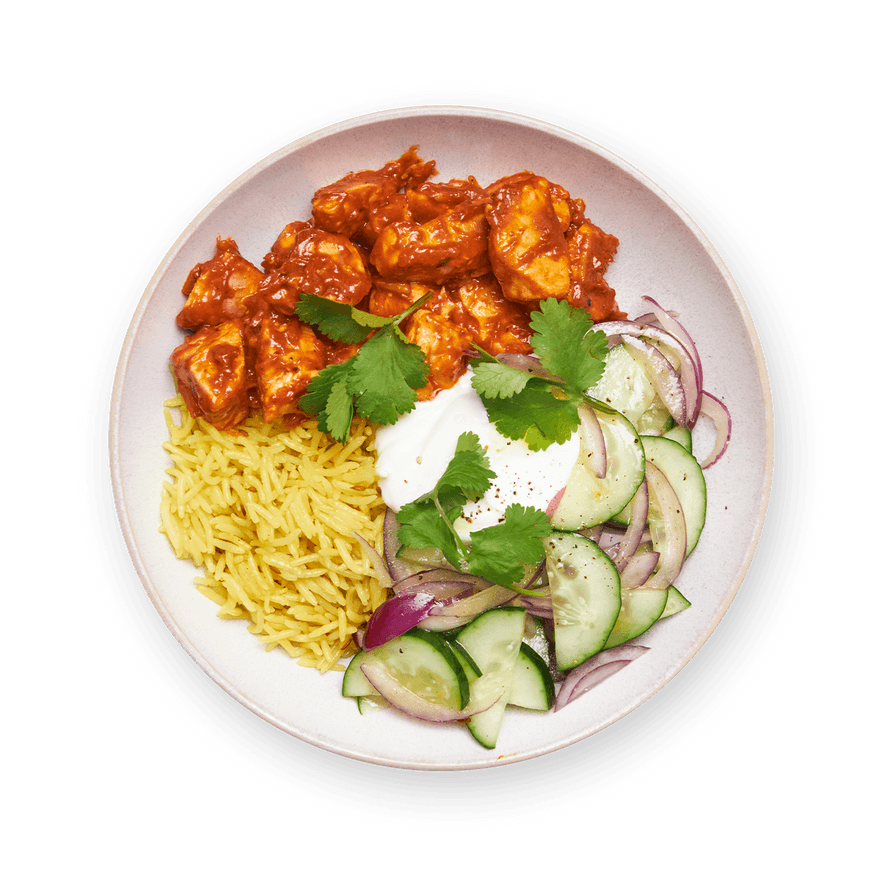 Poulet tandoori & riz épicé