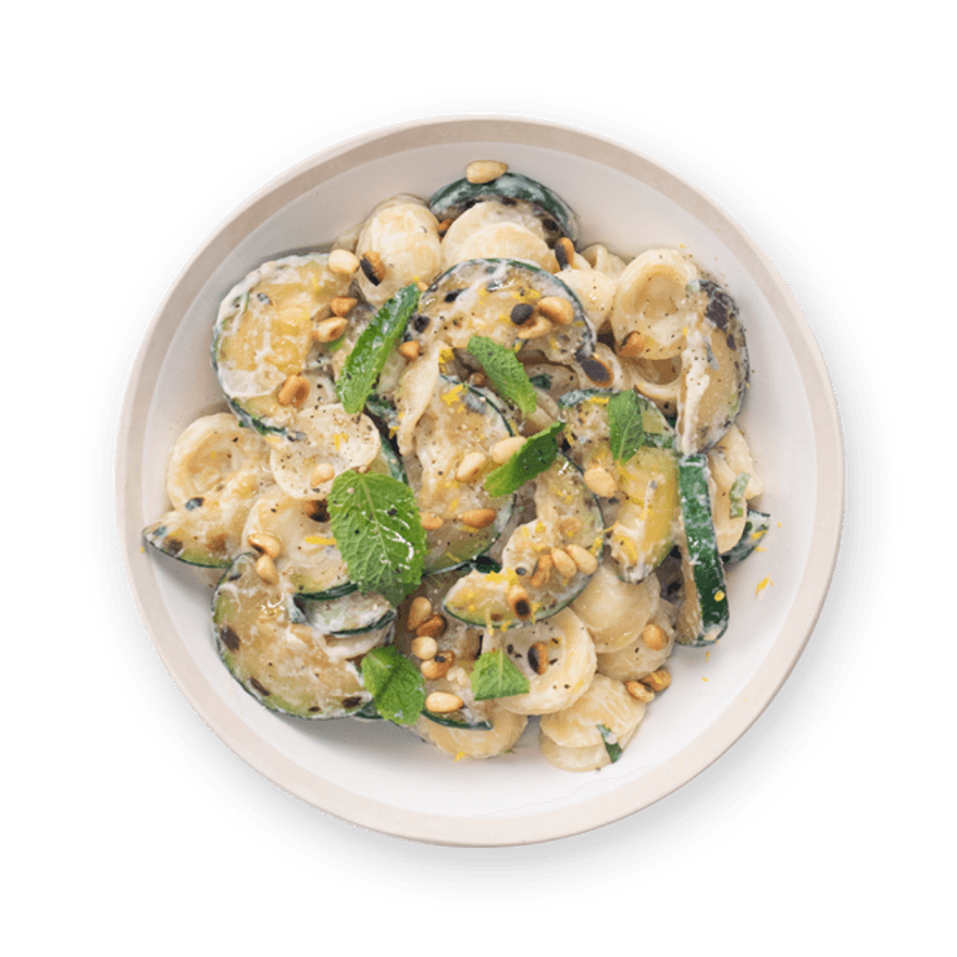 Orecchiette courgette ricotta