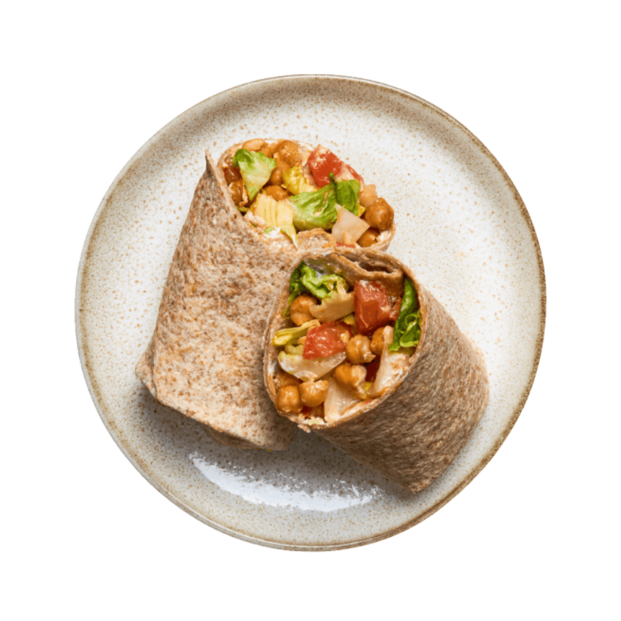 Wrap façon César aux pois chiches