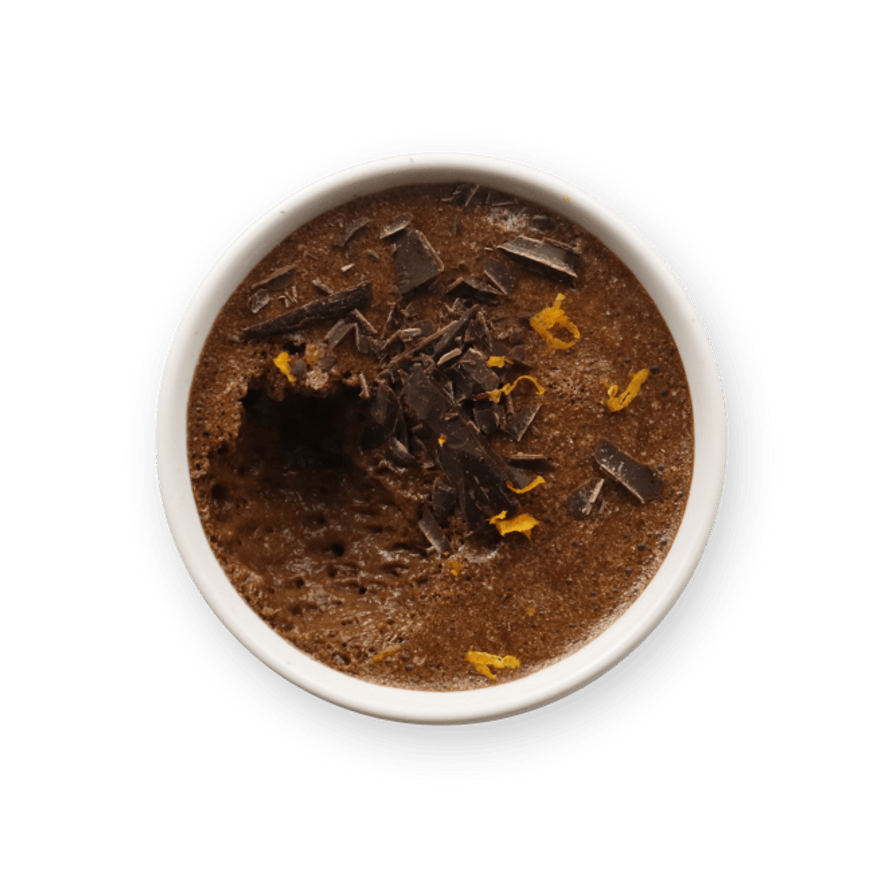 Mousse au chocolat à l'orange