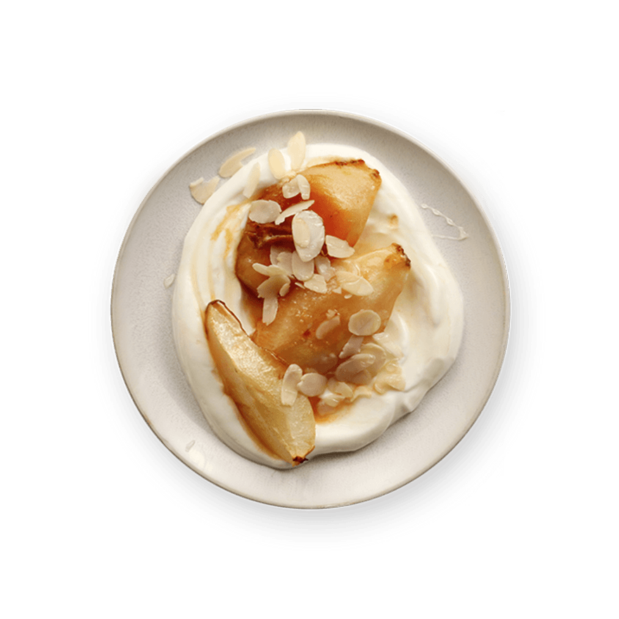 Roasted Pears with Honey and Yogurt