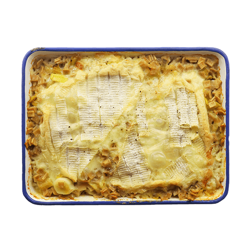 Croziflette végé aux poireaux