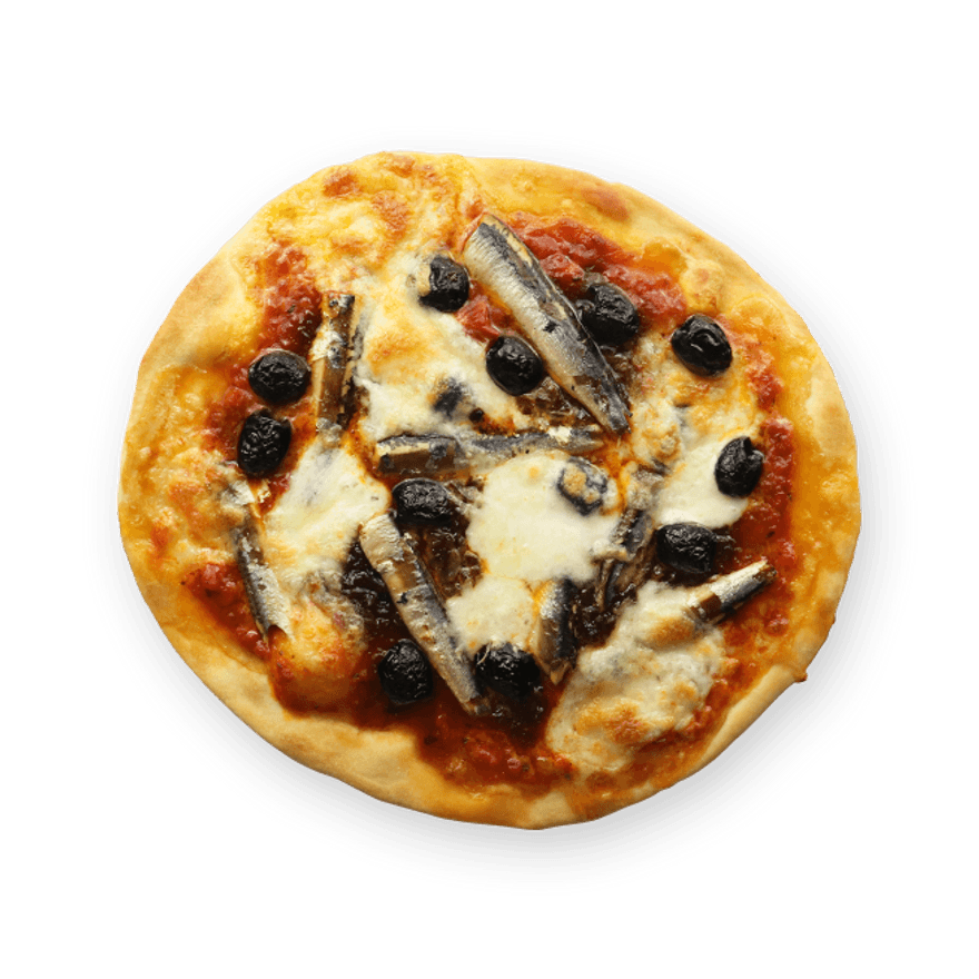 Pizza aux anchois