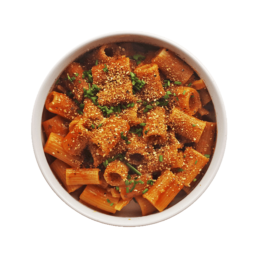 Rigatoni sauce tomate & chapelure